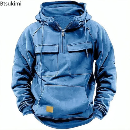 UTILITY POCKET PULLOVER HOODIE