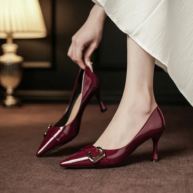 CARMINA PATENT LEATHER HEELS