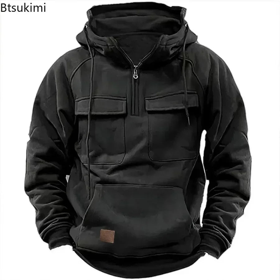 UTILITY POCKET PULLOVER HOODIE