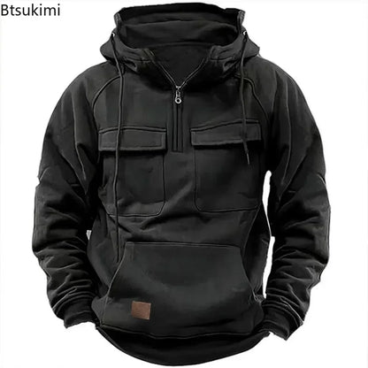 UTILITY POCKET PULLOVER HOODIE