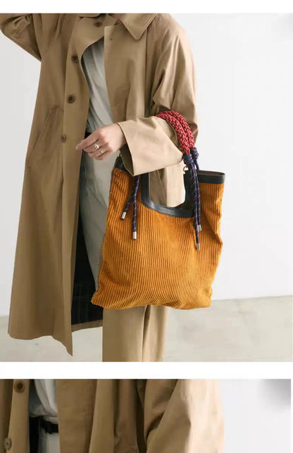 HARRISON CORDUROY TOTE