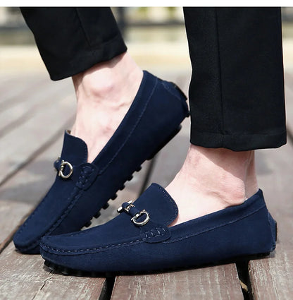 MONACO SUEDE LOAFERS