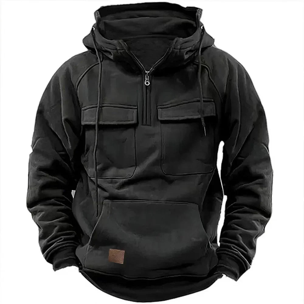 UTILITY POCKET PULLOVER HOODIE