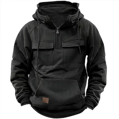 UTILITY POCKET PULLOVER HOODIE