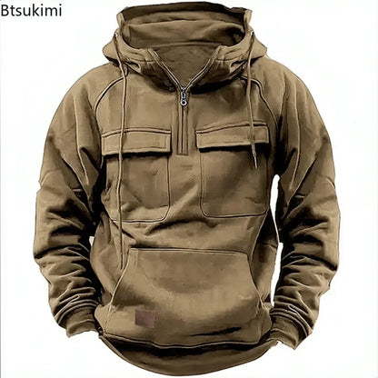 UTILITY POCKET PULLOVER HOODIE