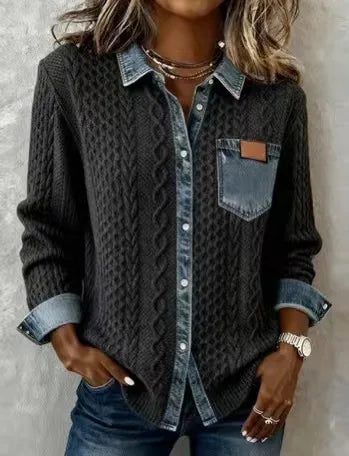 SORRELL MODERN PATCHWORK CARDIGAN