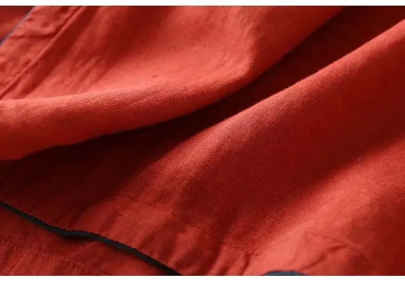 LOTUS LINEN BREEZE BLOUSE