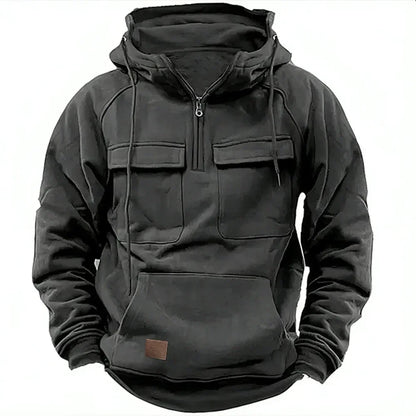 UTILITY POCKET PULLOVER HOODIE