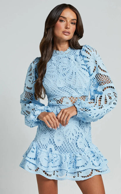 HEAVEN HUE MINI DRESS