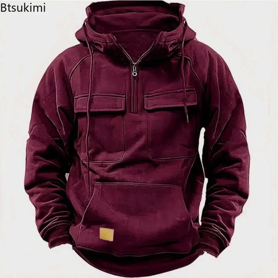 UTILITY POCKET PULLOVER HOODIE
