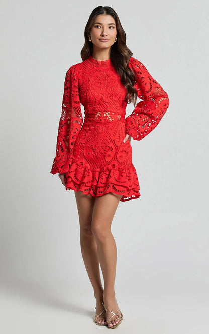 HEAVEN HUE MINI DRESS