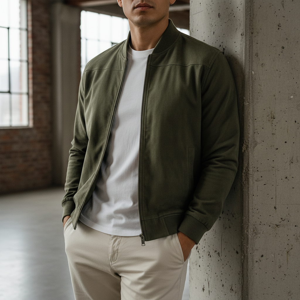LUCIOUS CLASSIC BOMBER JACKET