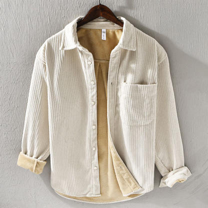 ASHCROFT LINED CORD SHIRT