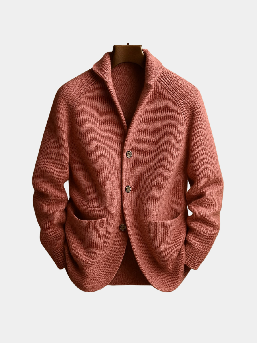 ALDRIC RIBBED CARDIGAN