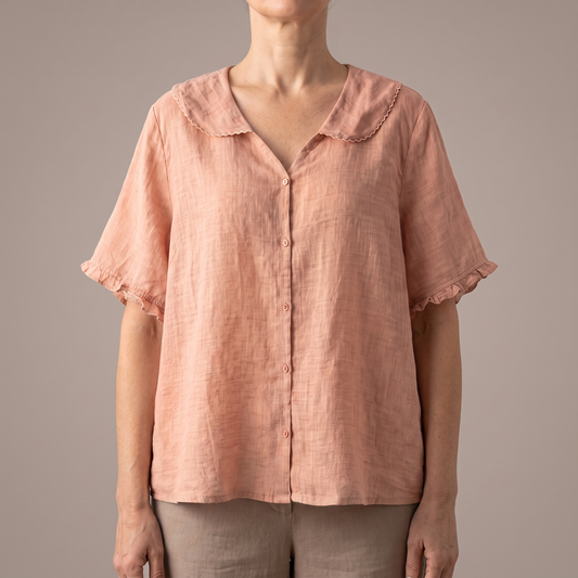 ADÈLE LINEN BLOUSE