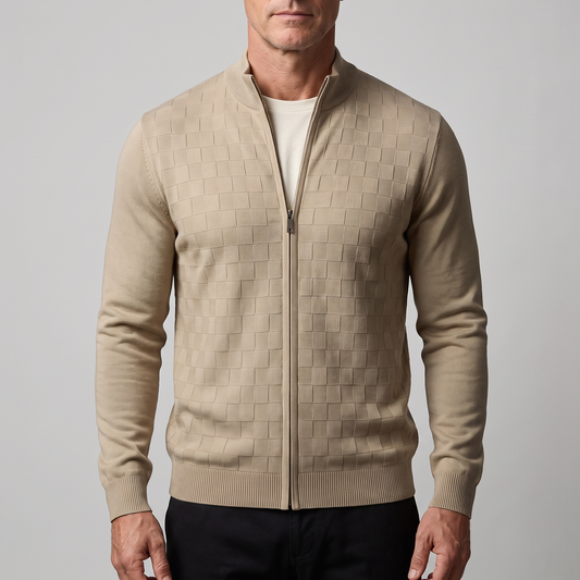 ALDRIC ZIP CARDIGAN