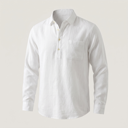 ALDRIDGE GRANDAD COLLAR SHIRT