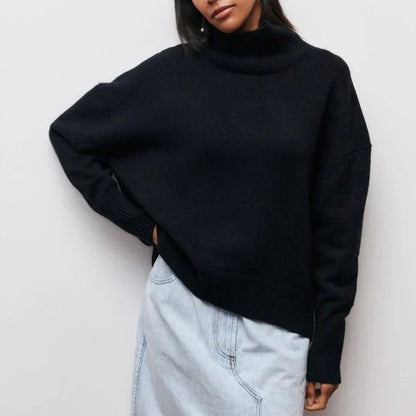 AIJA OVERSIZED TURTLENECK SWEATER