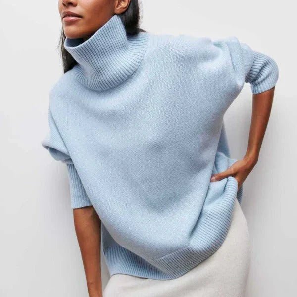 AIJA OVERSIZED TURTLENECK SWEATER