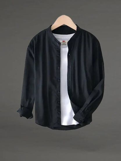 ALDERLEY GRANDAD COLLAR SHIRT