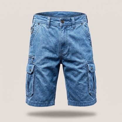 BRAMSHAW POCKET DENIM SHORTS