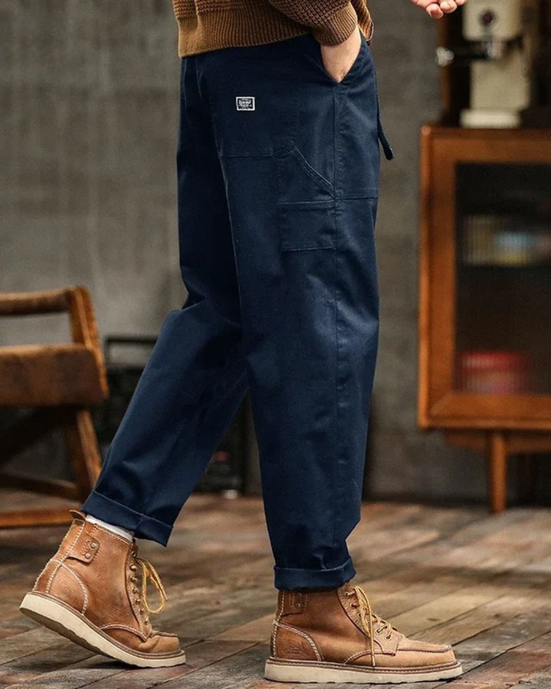 Retro Plaid Cargo Pants main image 1