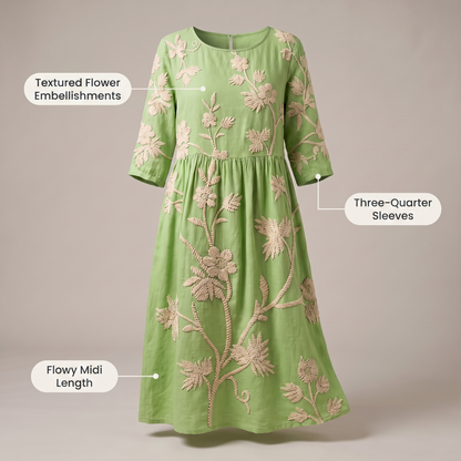CASUAL VINTAGE DRESS