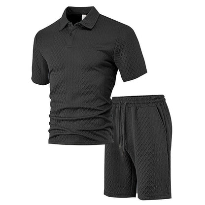 MONTFORD JACQUARD POLO SET