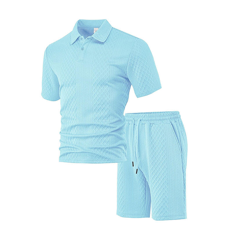 MONTFORD JACQUARD POLO SET