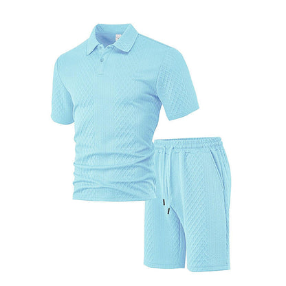 MONTFORD JACQUARD POLO SET