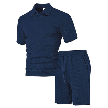 MONTFORD JACQUARD POLO SET