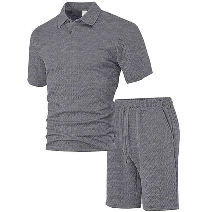 MONTFORD JACQUARD POLO SET