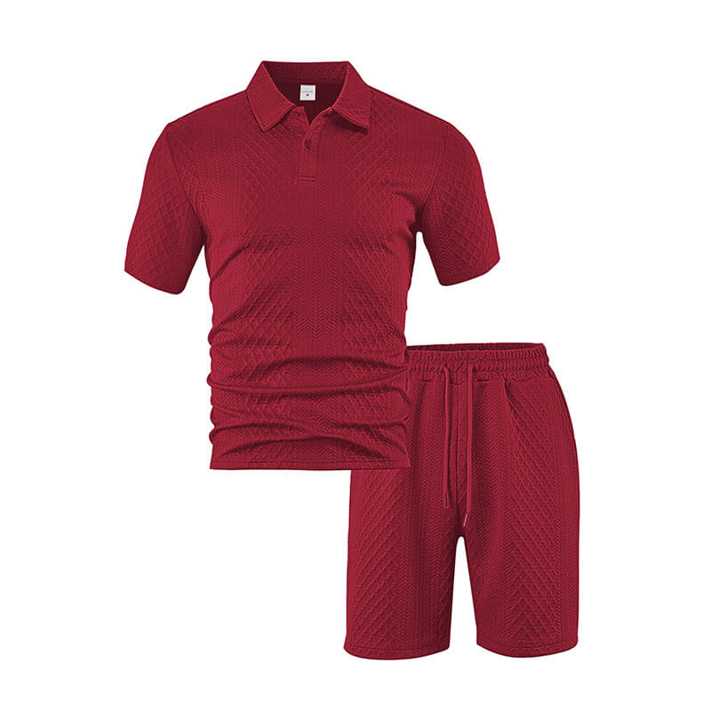 MONTFORD JACQUARD POLO SET