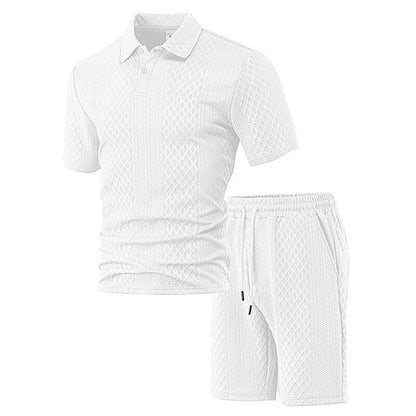 MONTFORD JACQUARD POLO SET
