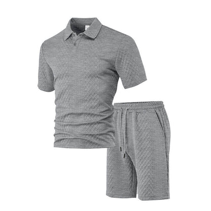 MONTFORD JACQUARD POLO SET