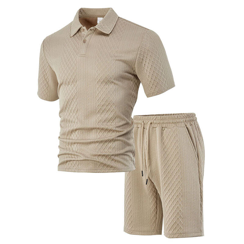 MONTFORD JACQUARD POLO SET