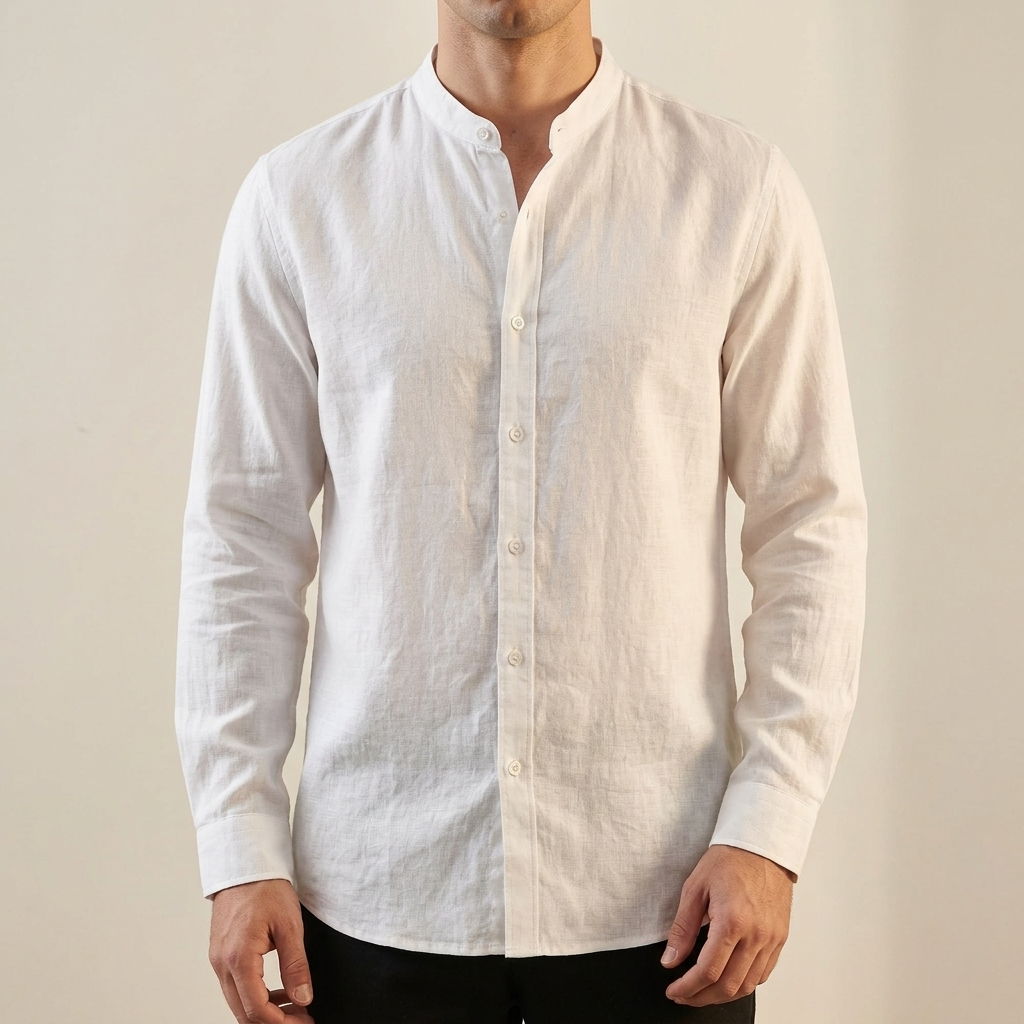 ALDERLEY GRANDAD COLLAR SHIRT