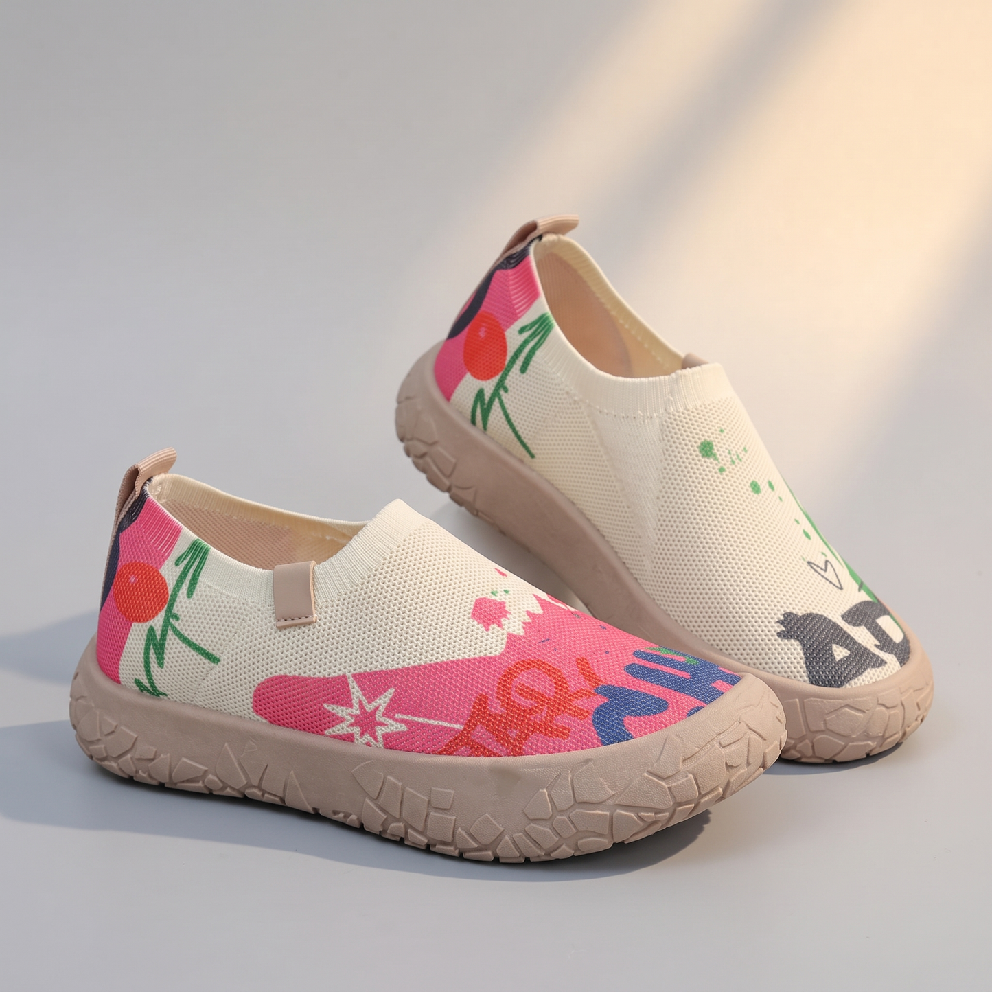 NAOMI HAND-PAINTED COMFORT SHOES