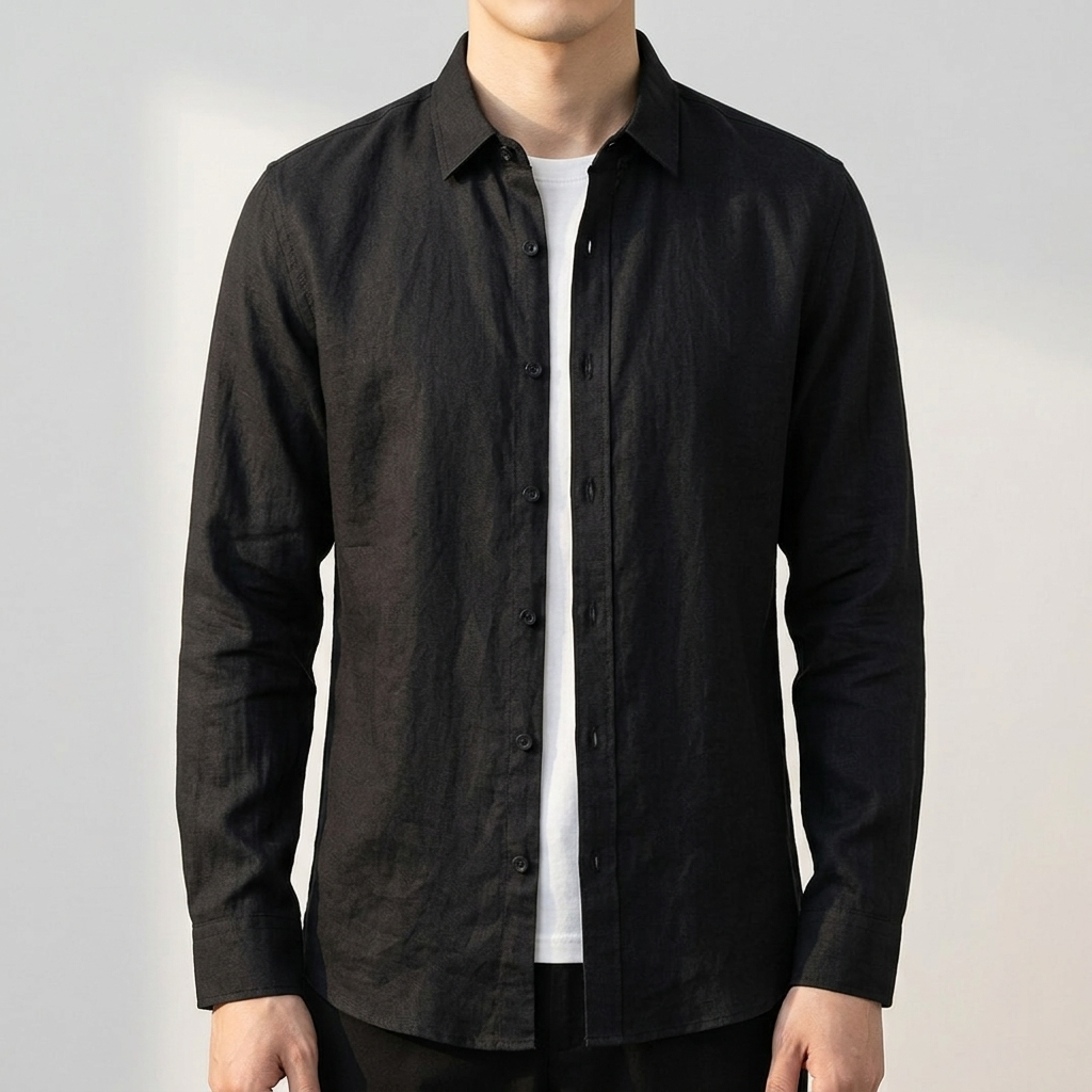 ALDERLEY GRANDAD COLLAR SHIRT