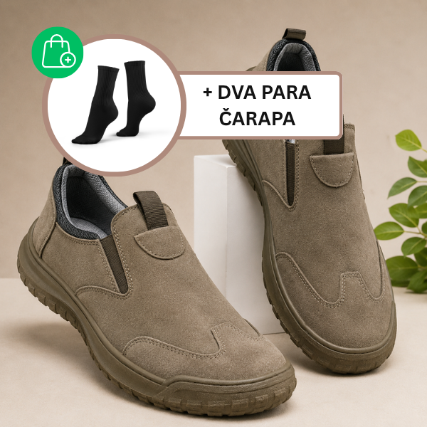 CUSHIONED WALKING SLIP-ONS