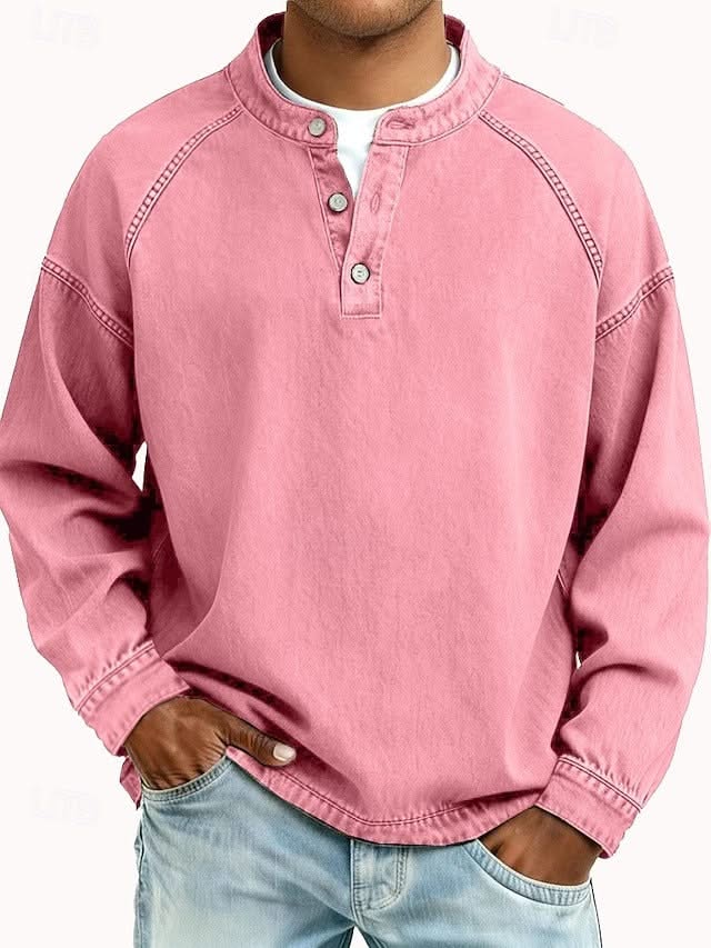 BROMLEY RELAXED HENLEY SWEATSHIRT