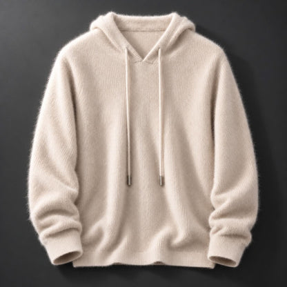 BRUSHED KNIT HOODED JUMPER