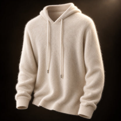 BRUSHED KNIT HOODED JUMPER
