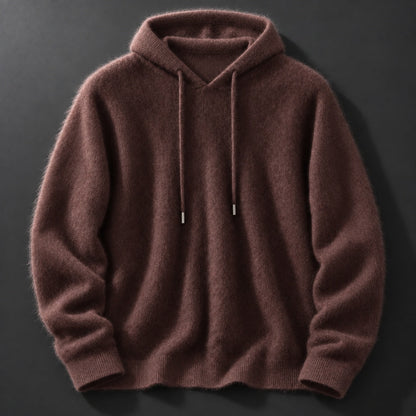 BRUSHED KNIT HOODED JUMPER