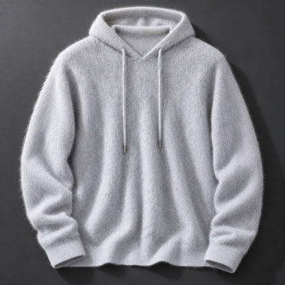 BRUSHED KNIT HOODED JUMPER