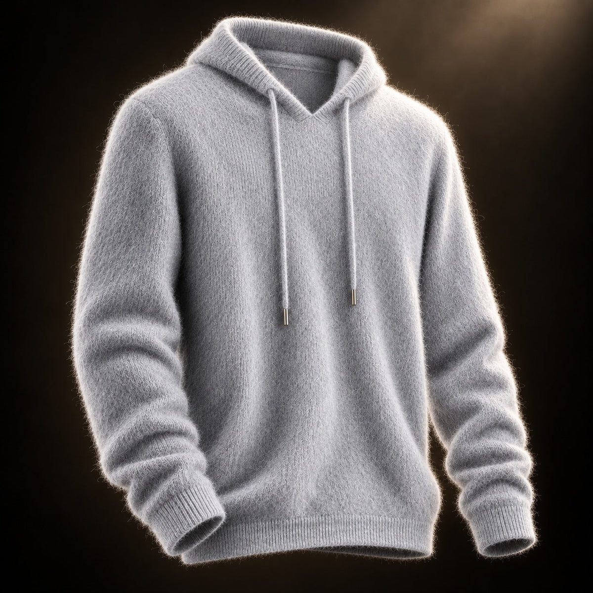 BRUSHED KNIT HOODED JUMPER