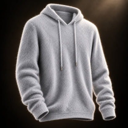 BRUSHED KNIT HOODED JUMPER