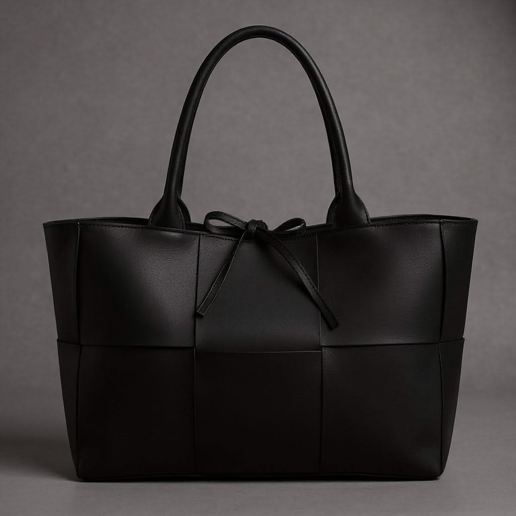 SOPHISTICATED LEATHER TOTE