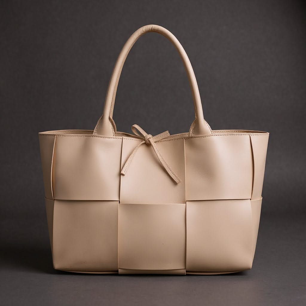 SOPHISTICATED LEATHER TOTE