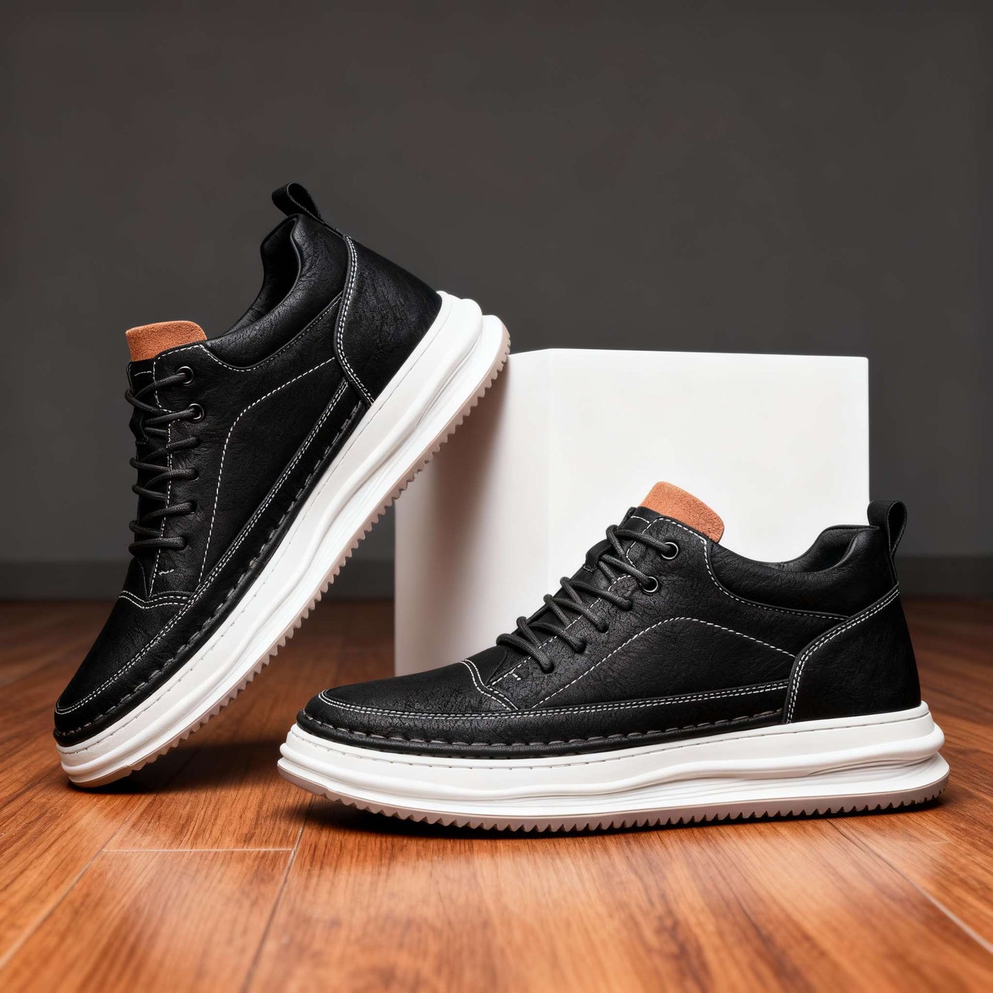 WARRINGTON PREMIUM LEATHER TRAINERS